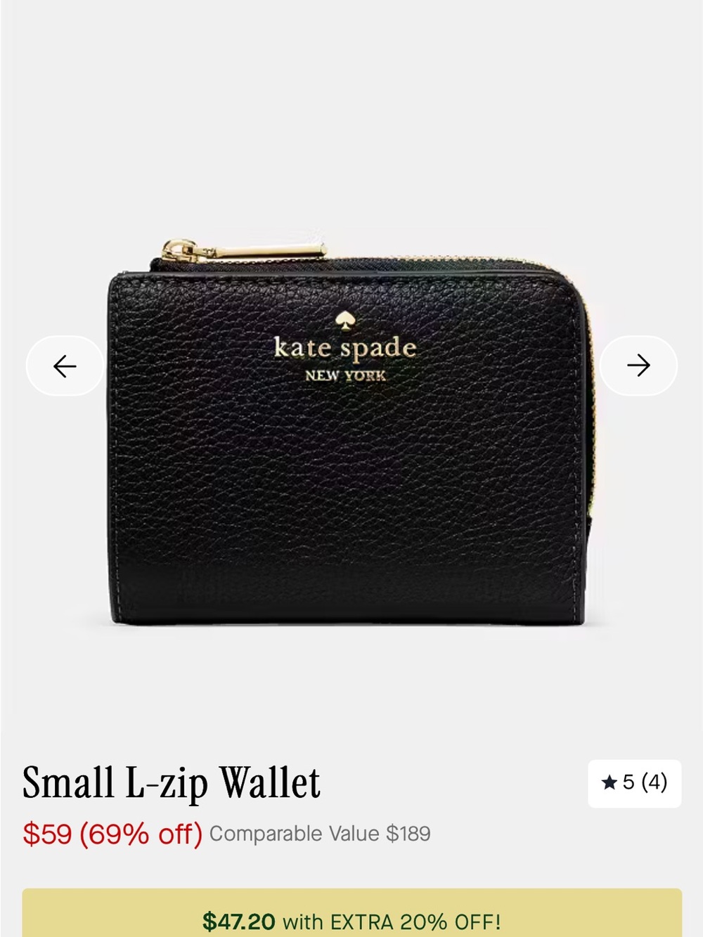 Kate Spade coin and card holder in very good condition.